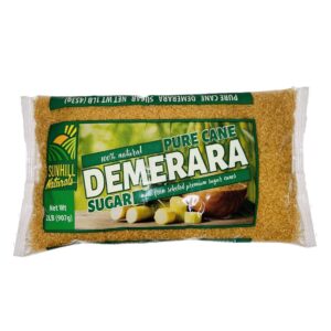 1687-Sunhill Naturals Pure Cane Demerara Sugar 12/2 LBS