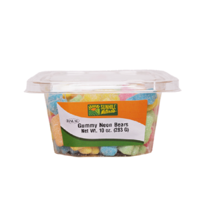 4105-Gummy Neon Bears 12/10 oz.
