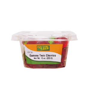4114-Gummy Twin Cherries 12/10oz