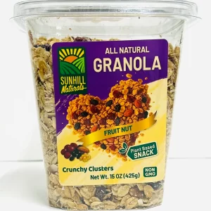 Sunhill naturals granola fruit