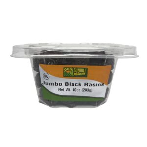 3117-JUMBO BLACK RAISINS 12/10 OZ