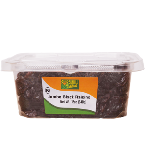 3217-JUMBO BLACK RAISINS 12/12oz
