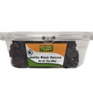 3217-JUMBO BLACK RAISINS 12/12oz