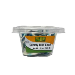 4102-Gummy Blue Sharks 12/10 oz.