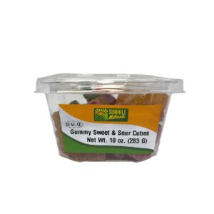 4113-Gummy Sweet and Sour Cubes 12/10oz
