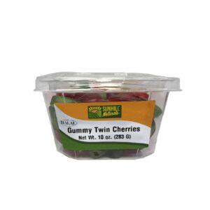 4114-Gummy Twin Cherries 12/10oz