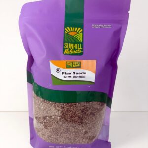 1209-Flax Seeds 8/32oz Stand-Up Bags